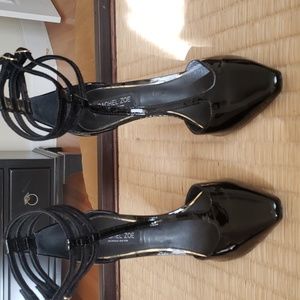 Rachel Zoe black patent leather heels